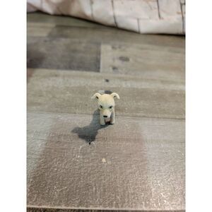Small brown fuzzy dog doll toy accessory